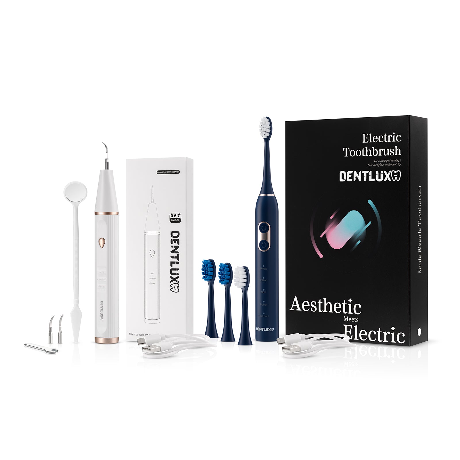 Black Friday balíček - ultrasonický odstraňovač zubního kamene a sonický kartáček