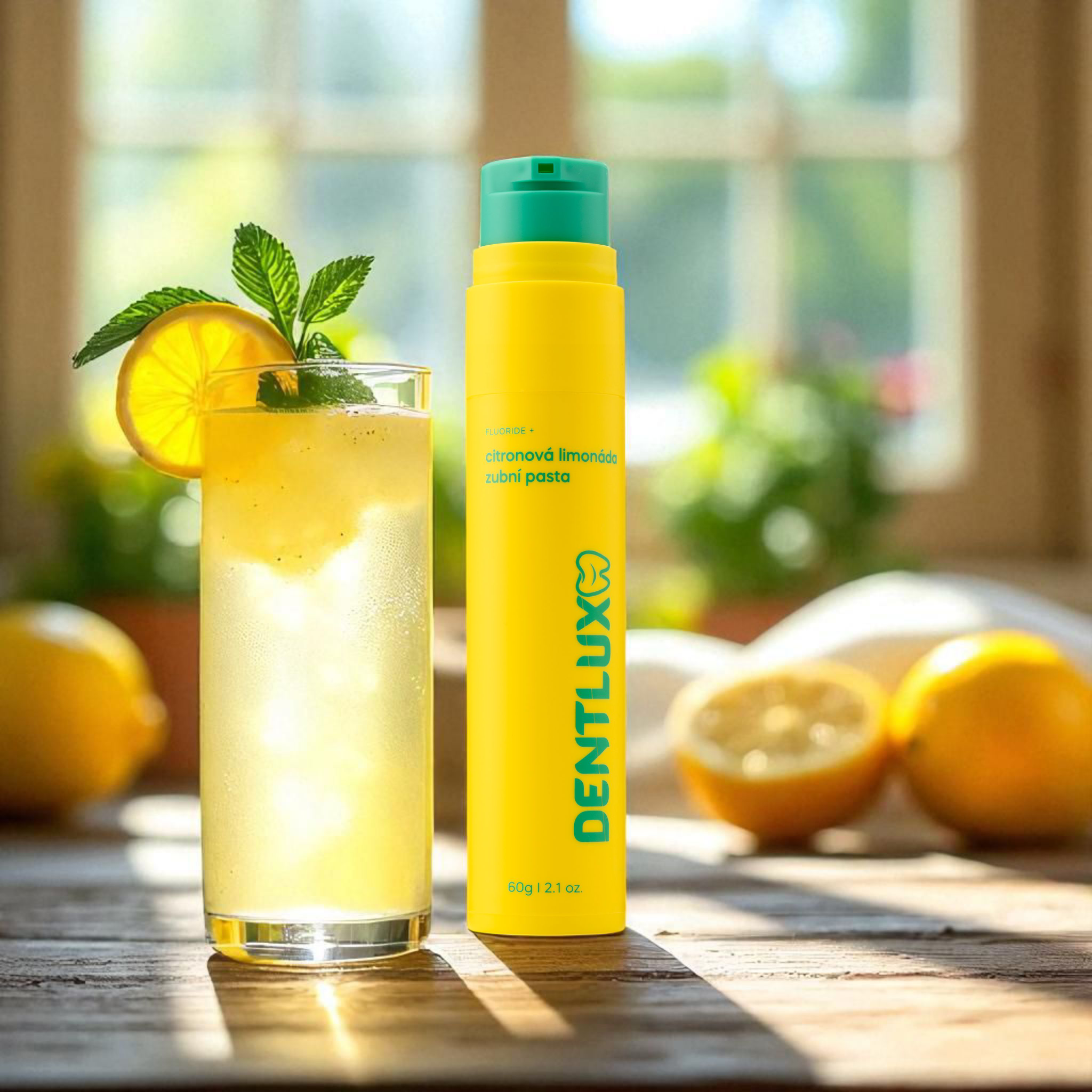 Dentlux ochucená zubní pasta Citronová limonáda - Dentlux
