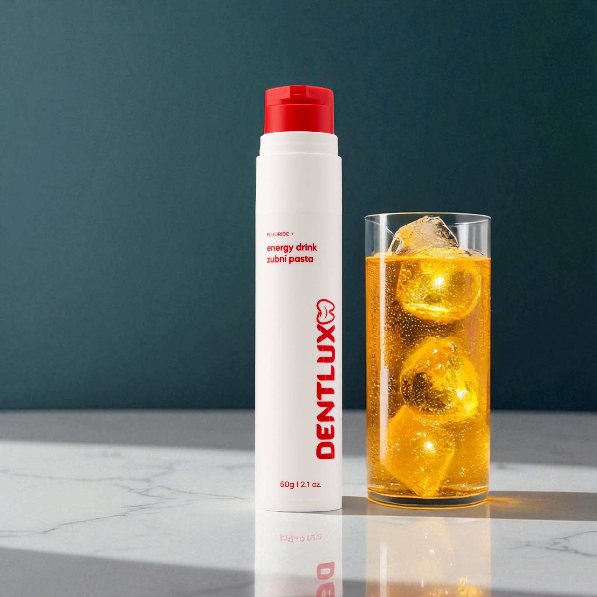 Dentlux ochucená zubní pasta Energy drink - Dentlux