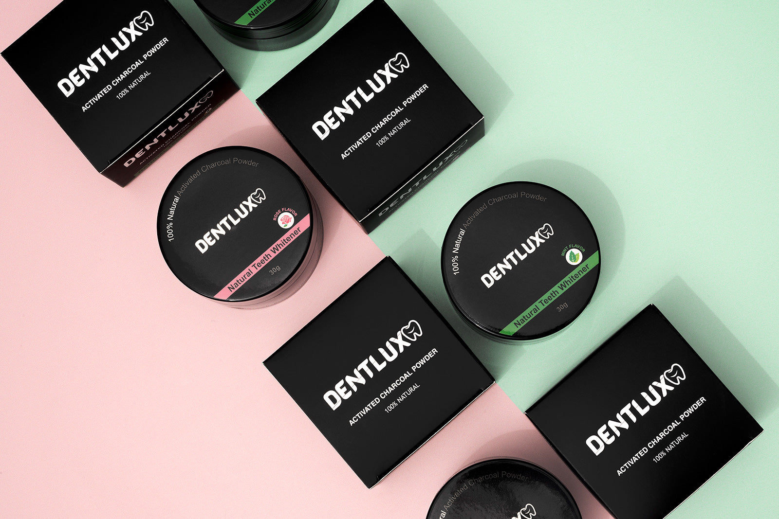 Dentlux bělící pudr na zuby 1+1 - Dentlux