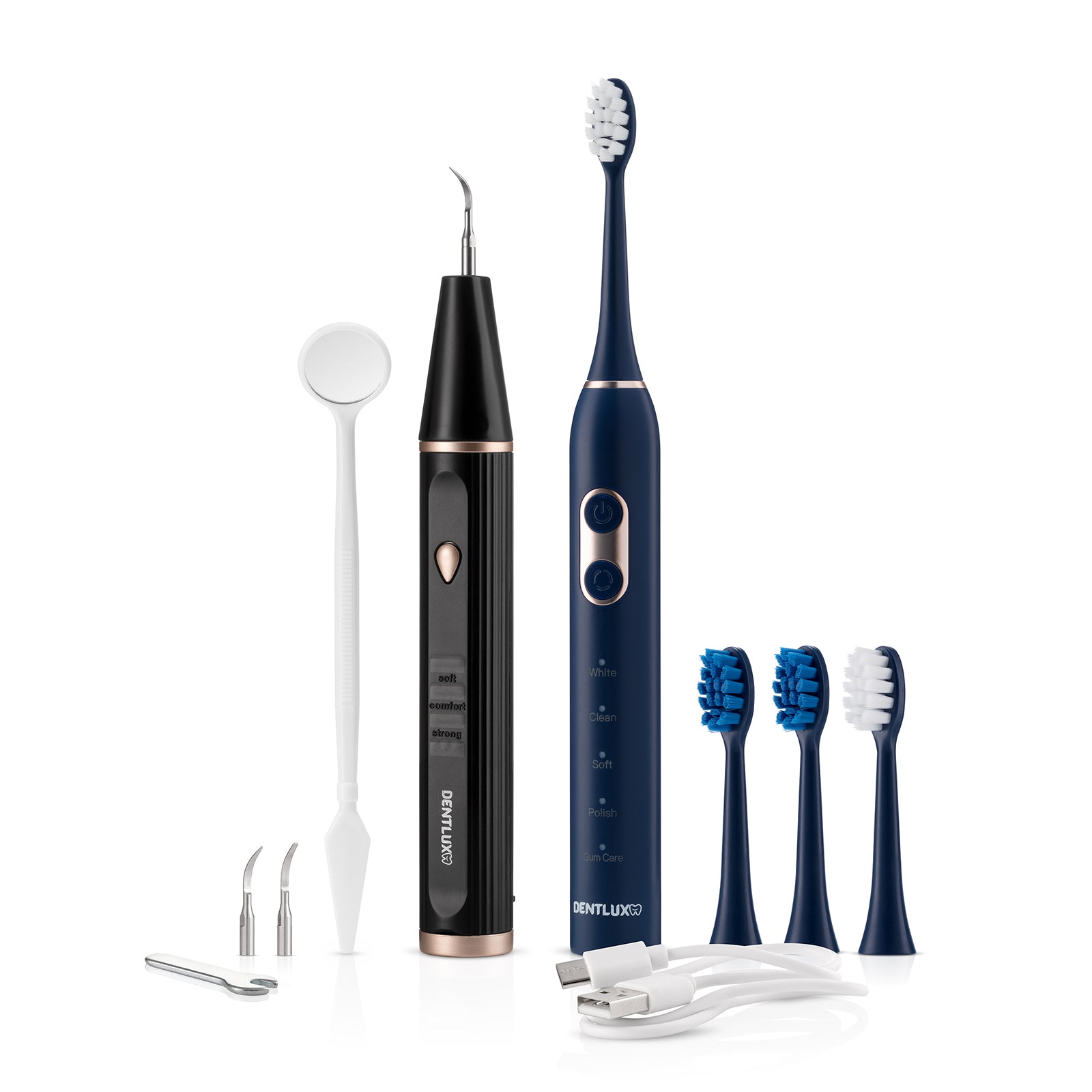 Black Friday balíček - ultrasonický odstraňovač zubního kamene a sonický kartáček