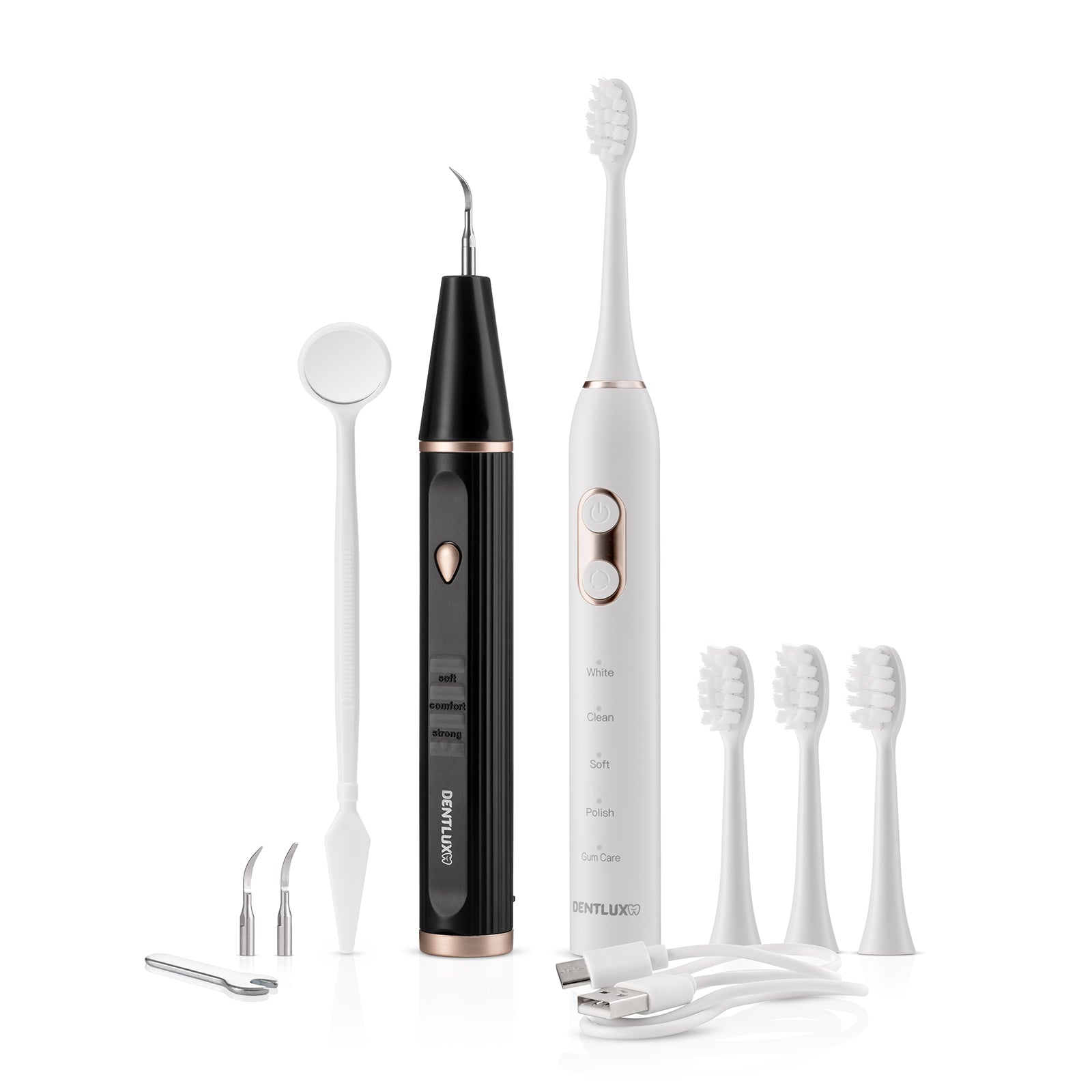 Black Friday balíček - ultrasonický odstraňovač zubního kamene a sonický kartáček