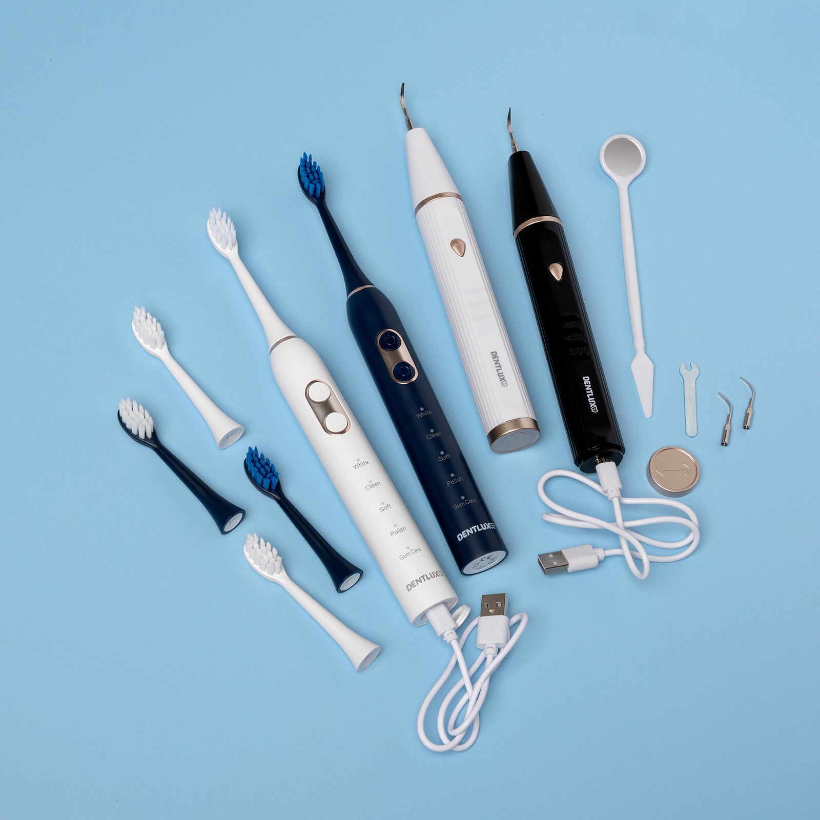 Black Friday balíček - ultrasonický odstraňovač zubního kamene a sonický kartáček