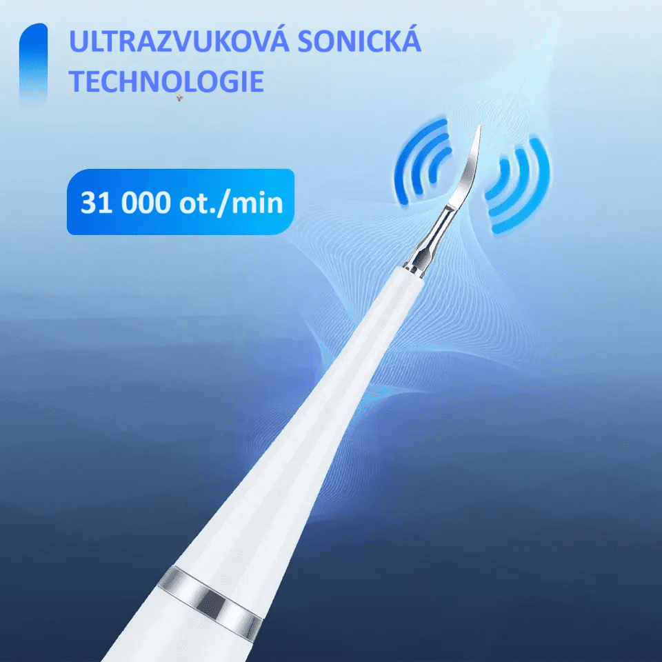 Elektrický sonický odstraňovač zubního kamene - Dentlux